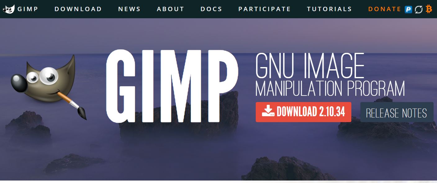 GIMP公式サイト