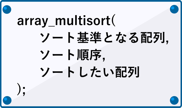 array_multisortの書き方